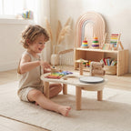 Houten Muziektafel