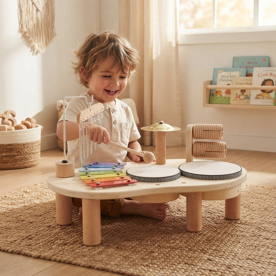 Houten Muziektafel