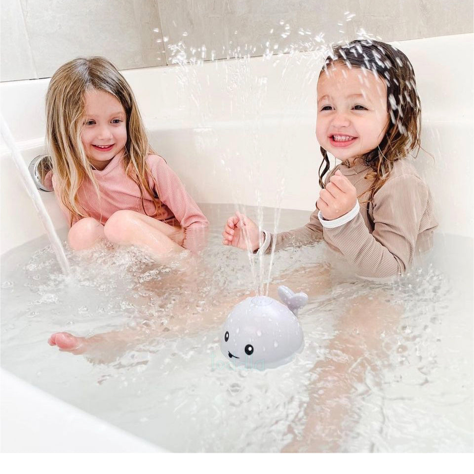 Walvis Badspeelgoed met Waterstraal en Lichteffecten voor Baby's en Peuters