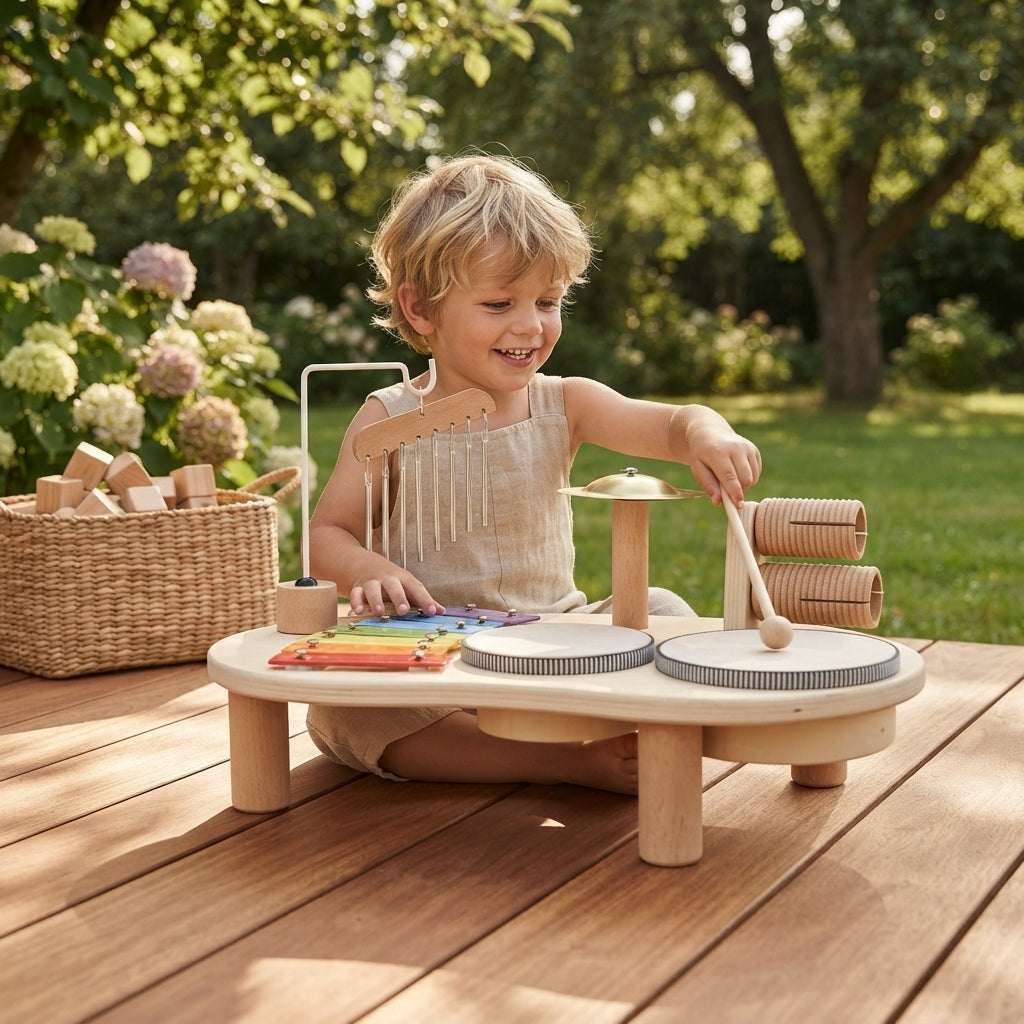 Houten Muziektafel