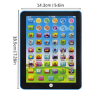 Educatieve Kindertablet van Gonelve, maatreferentie