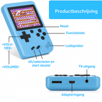 Retro Handheld Spelcomputer van Gonelve, productdetail