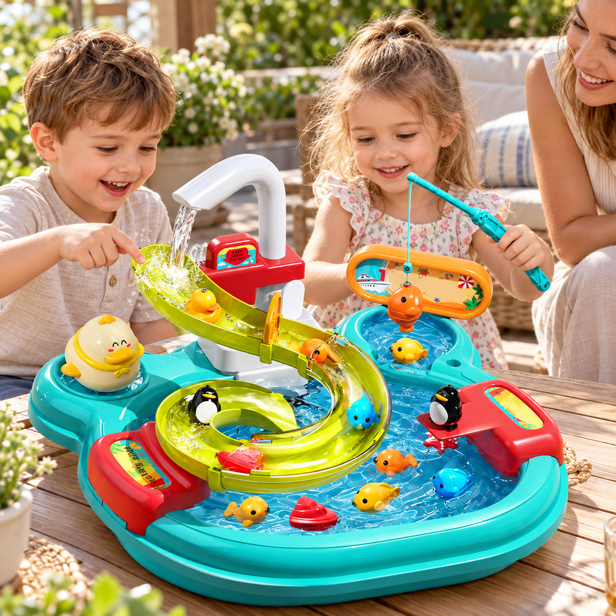 Samen spelen met de Gonelve watertafel
